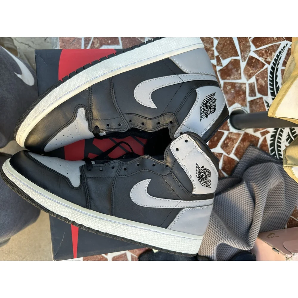 US seller-CA- Nike Air Jordan retro 1 size 12 555088-014 Og shadow 2013 - Picture 5 of 9